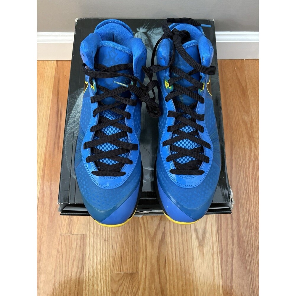 Nike LeBron 8 V/2 Entourage Blue Basketball Shoes Athletic 429676401 Men Size 12